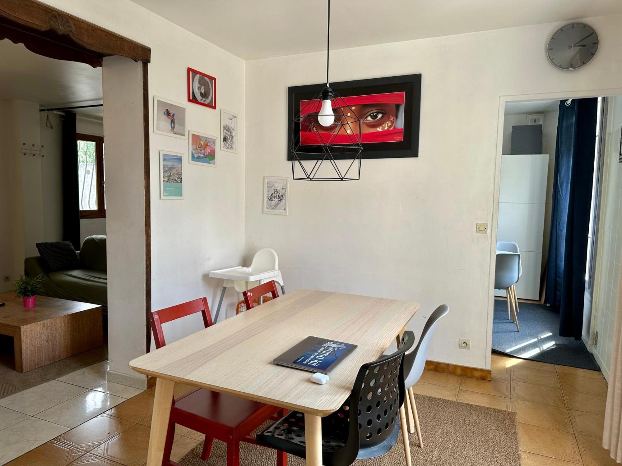 Aubervilliers Maison De Ville Pres Metro 7 By Immo Kit Bnb Exteriör bild